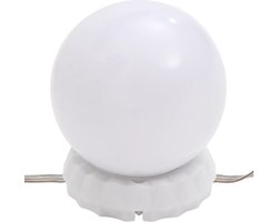 vidaXL - Kaptafelset - met - LED-verlichting - bewerkt - hout - bruin - eikenkleur