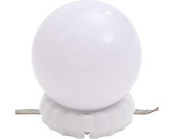 vidaXL - Kaptafelset - met - LED's - bewerkt - hout - gerookt - eikenkleurig