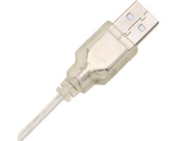 vidaXL - Kaptafelset - met - LED's - bewerkt - hout - wit