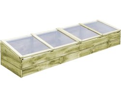 vidaXL - Kas - 200x50x35 - cm - geïmpregneerd - grenenhout