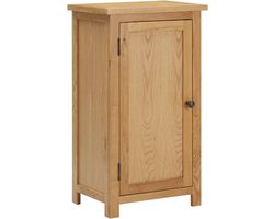 vidaXL - Kast - 45x32x85 - cm - massief - eikenhout