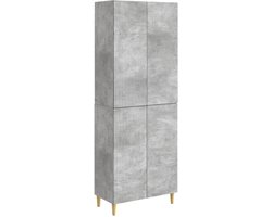 vidaXL - Kast - Set - 2 - st - Bewerkt - hout