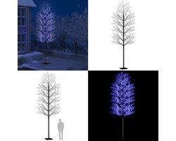 vidaXL Kerstboom 2000 LED's blauw licht kersenbloesem 500 cm - Kerstboom - Kerstbomen - Kerst Boom - Kerst Bomen