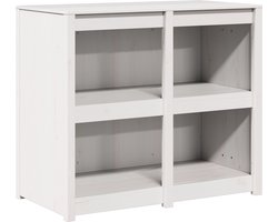 vidaXL - Keuken - Kast - MEPPEL - Warmwit - 106 - x - 55 - x - 92 - cm