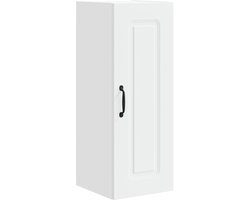 vidaXL - Keuken - Kast - met - opslag - Kalmar - Wit - 30 - x - 31 - x - 80 - cm - Bewerkt - hout