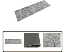 vidaXL Keukenmat Wasbaar - Betonprint - 60x180 cm Keukenmat - Beton Print - Vloerkleden - Antislip Mat - Latex