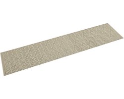 vidaXL - Keukenmat - wasbaar - bladprint - 60x300 - cm - fluweel