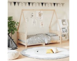 vidaXL - Kinderbedframe - 80x160 - cm - massief - grenenhout