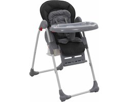 vidaXL - Kinderstoel - hoog - grijs