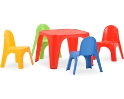 vidaXL - Kindertafel - en - stoelenset - PP