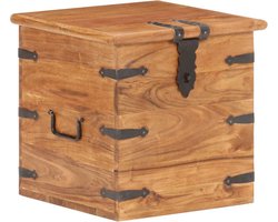 vidaXL - Kist - 40x40x40 - cm - massief - acaciahout