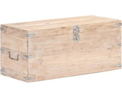 vidaXL - Kist - 90x40x40 - cm - massief - acaciahout