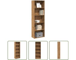 vidaXL Klikmechanisme - Dynammometer Sleutel - Boekenkast 60x30x189 cm bewerkt hout artisanaal eikenkleurig - Gereedschapset - Drapers Tools - Koppelmoment