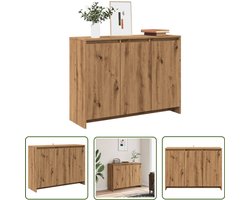 vidaXL Klikmechanisme - Dynammometer Sleutel - Dressoir 102x33x75 cm bewerkt hout artisanaal eikenkleurig - Gereedschapset - Drapers Tools - Sleutels Voor Autoreparaties