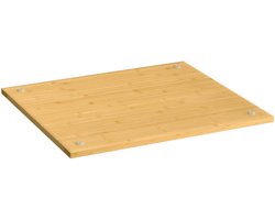 vidaXL - Kookplaatafdekking - 50x56x1,5 - cm - bamboe
