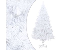vidaXL - Kunstkerstboom - met - dikke - takken - 180 - cm - PVC - wit