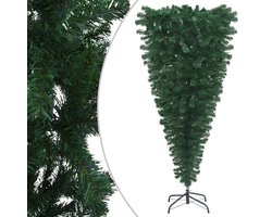 vidaXL - Kunstkerstboom - omgekeerd - met - standaard - 120 - cm - groen