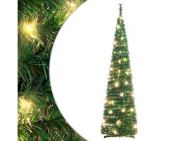 vidaXL - Kunstkerstboom - pop-up - 50 - LED's - 120 - cm - groen