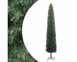 vidaXL - Kunstkerstboom - smal - met - standaard - 300 - cm - PVC