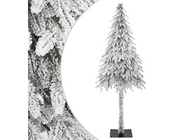 vidaXL - Kunstkerstboom - Wit - 76 - x - 76 - x - 180 - cm - Kunststof - en - metaal