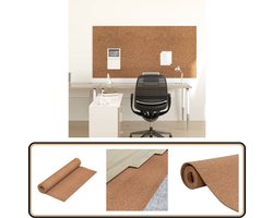 vidaXL Kurkrol - 100x200 cm - 5 mm - Geluidsdempend Vloerisolatie - Kurk Vloer - Akoestisch Plafond - Wanddecoratie - Kurkplaten