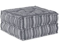 vidaXL - Kussen - Grijs - 70 - x - 70 - x - 36 - cm - Polyester