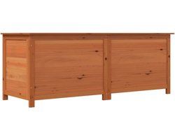 vidaXL - Kussenbox - 150x50x56 - cm - massief - vurenhout - bruin
