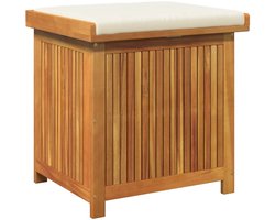 vidaXL - Kussenbox - voor - buiten - 60x50x61 - cm - massief - acaciahout