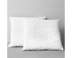 vidaXL - Kussens - 2 - st - 70x60x14 - cm - traagschuim