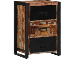 vidaXL - Ladekast - Multicolor - 50x35x70 - cm - Massief - Hout - Hergebruikt