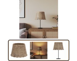vidaXL Lampenkap - ?30x20 cm - Wicker - Bruin Wicker Lampenkap - Rotan Lampenkap - Bruine Lampenkap - Plafondelier Kap - Tafel Lamp Kap