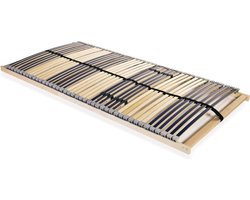 vidaXL - Lattenbodem - met - 42 - latten - 7 - zones - 100x200 - cm