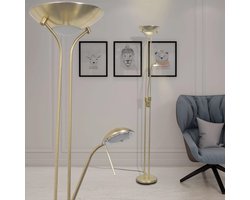 vidaXL led-vloerlamp dimbaar 23 W