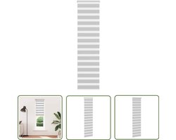 vidaXL Licht Grijs - Zebra Rolgordijnen - Zebra rolgordijn 55x200 cm stofbreedte 50,9 cm lichtgrijs - Rolluiken - Raamdecoratie - Privacy Screen