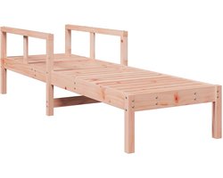 vidaXL Ligbed 199,5x62x55 cm massief douglashout - Ligbed - Ligbedden - Tuinstoel - Tuinmeubel