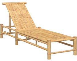 vidaXL - Ligbed - 55x199x30 - cm - bamboe