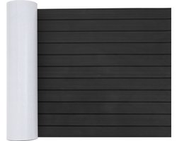 vidaXL - Ligbed - Zelfklevend - Donkergrijs - & - Zwart - 240x60 - cm - EVA - Schuim