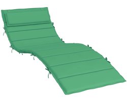 vidaXL - Ligbedkussen - 180x60x4 - cm - oxford - stof - groen