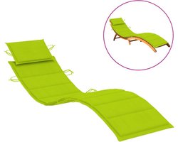 vidaXL - Ligbedkussen - 186x58x4 - cm - oxford - stof - heldergroen