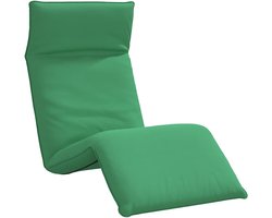 vidaXL - Ligstoel - inklapbaar - 175x54x8,5 - cm - oxford - stof - groen