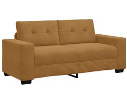 vidaXL - Loveseat - Sofa - Bruin - 180x77x82 - cm - Fluweel