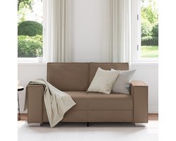 vidaXL - Loveseat - Sofa - Cappuccino - 120 - cm - Kunstleer