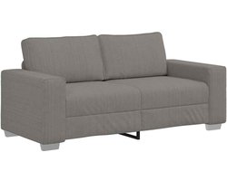 vidaXL - Loveseat - Sofa - Lichtgrijs - 180x77x82 - cm - Corduroy - Stof
