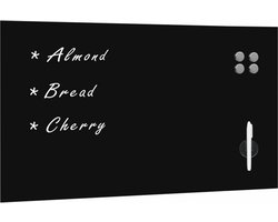 vidaXL - Magneetbord - wandmontage - 120x60 - cm - glas