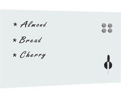 vidaXL - Magneetbord - wandmontage - 120x60 - cm - glas