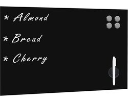 vidaXL - Magneetbord - wandmontage - 50x30 - cm - glas