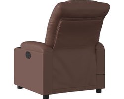 vidaXL - Massagestoel - verstelbaar - kunstleer - bruin
