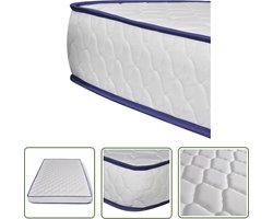 vidaXL Matras 17cm - Traagschuim Matras - Matras traagschuim 200x120x17 cm Zacht - Slaapcomfort - Memory Foam Matras - Comfortabel Matras