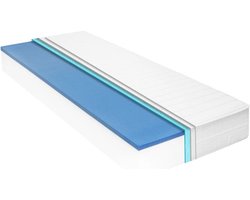 vidaXL - Matras - 18 - cm - visco-traagschuim - 160x200 - cm - H2