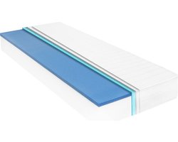 vidaXL - Matras - 18 - cm - visco-traagschuim - 90x200 - cm - H2